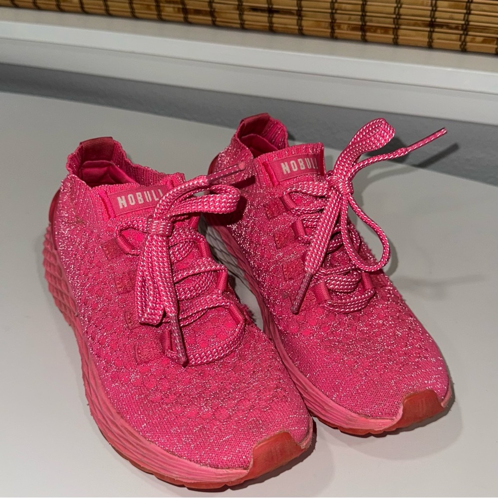 NOBULL Women's Bright Pink Sneakers